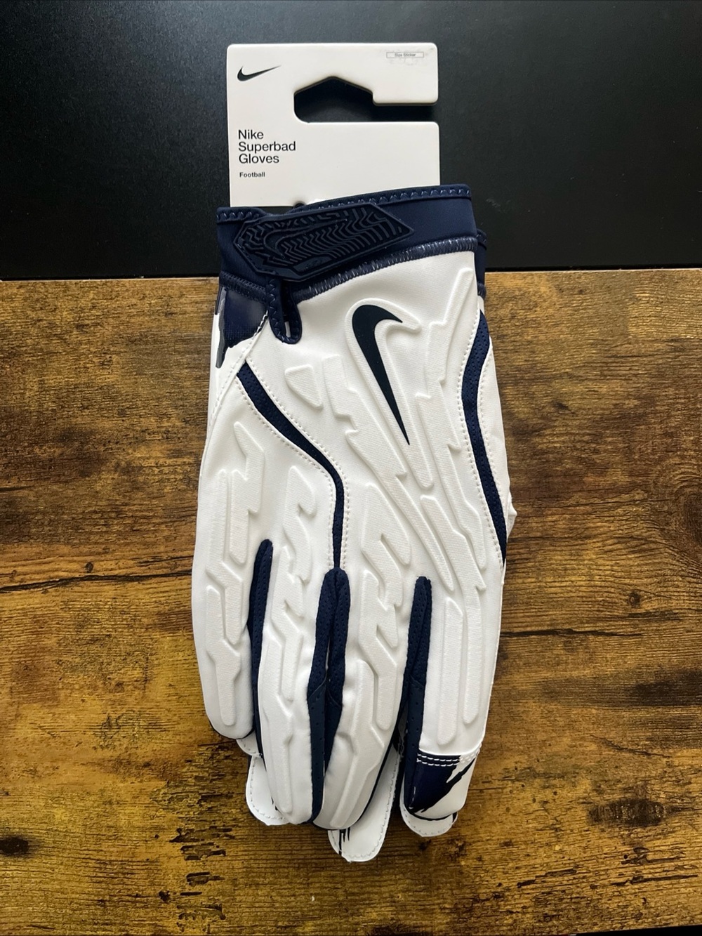 NEW Nike NFL Zeke Elliott Cowboys PE Superbad 7 Football Gloves White Size 4XL - Picture 1 of 7